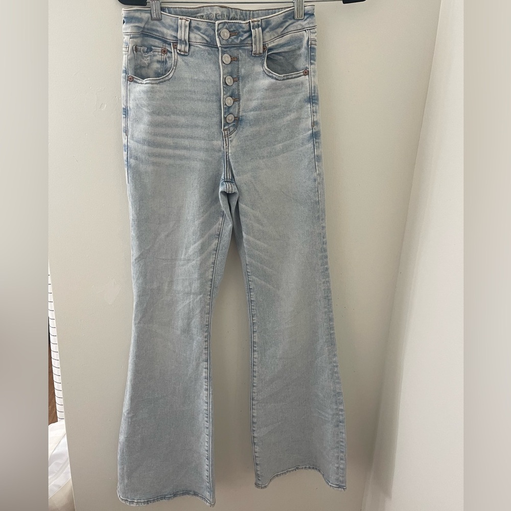 American Eagle Super HI-Rise Flare Jeans
